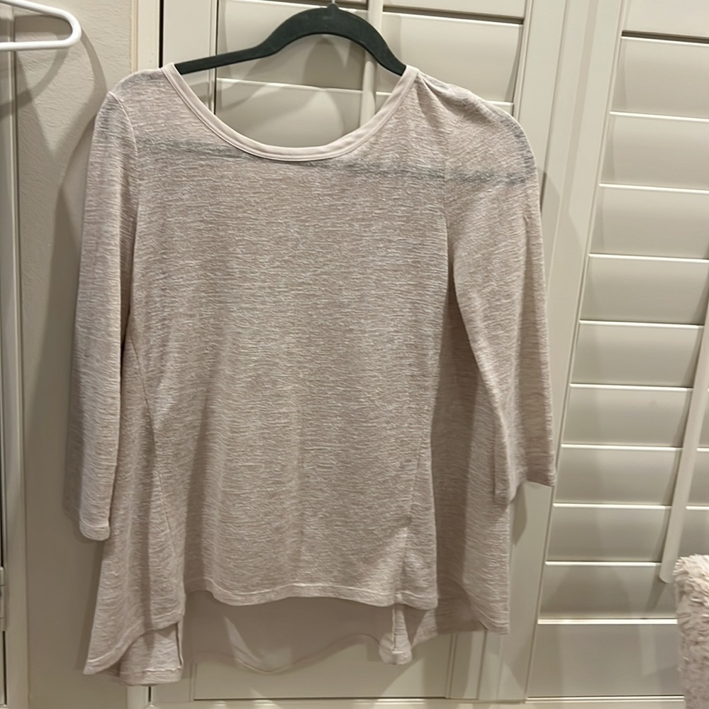 cream long sleeve kids large